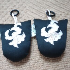 EUC NATORI SIGNATURE Women's Silk Slide In Shoe Pillows